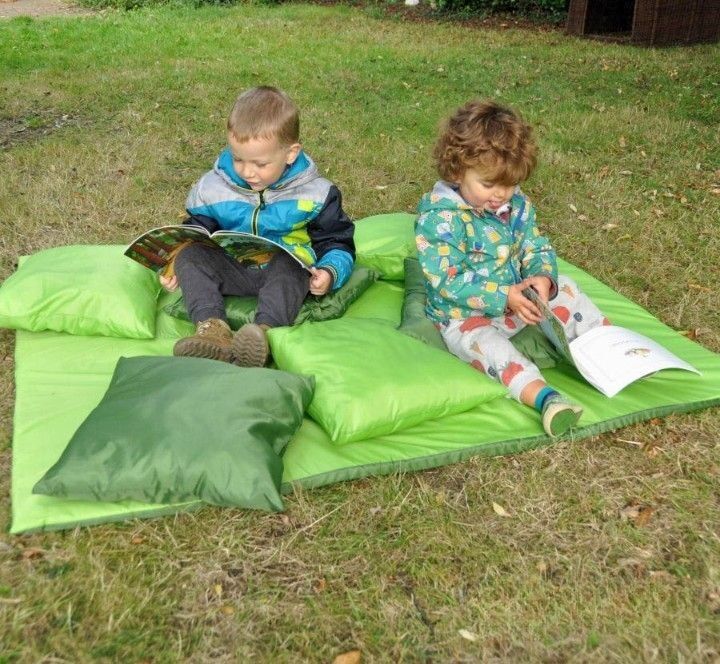 Set da esterno con cuscini e tappetini accoglienti (7 pezzi) - 30121