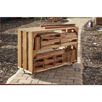 Cosy Deckciting Trolley & 25 Deckciting Blocks 26Pk - 55244