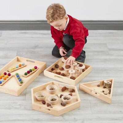 Bandejas de formas Cosy Maths (paquete de 4) - 36721