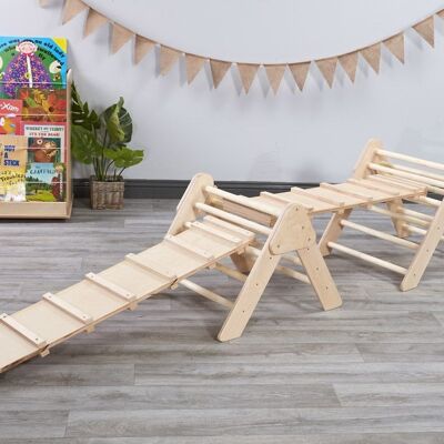 Cómodos triángulos plegables trepadores estilo Pikler - 34228