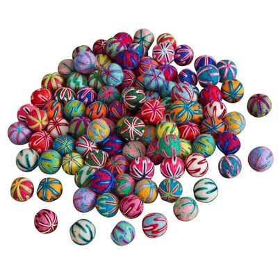 Bolas de fieltro con patrón acogedor (paquete de 100) - 54550
