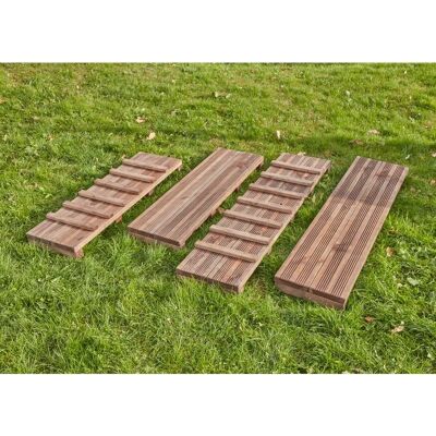 Juego de escalera de tablones acogedores (paquete de 4) - 54035