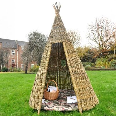 Accogliente Wigwam in salice (altezza 1.7m) - 4429