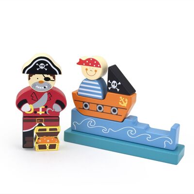 Bloques magnéticos Edushape Pirata