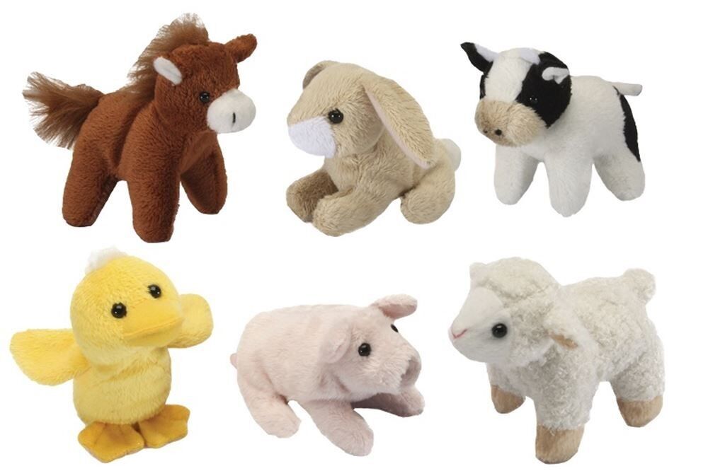 Living Nature Kuscheltier Farm Mini Buddies Sortiert