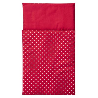 Van Dijk Toys Duvet - Red with white dots