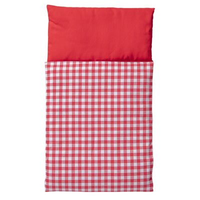 Van Dijk Toys Duvet - Red and white checked