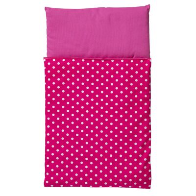 Edredón Van Dijk Toys - Rosa con lunares blancos