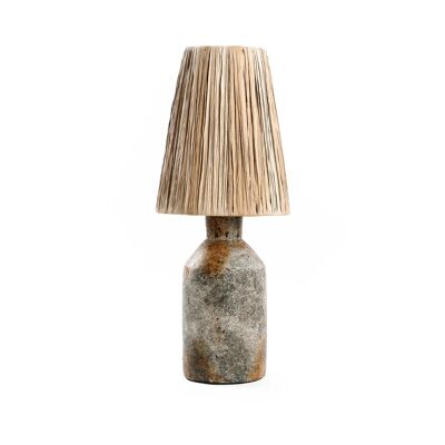Lámpara de mesa Ithaka - Gris antiguo natural