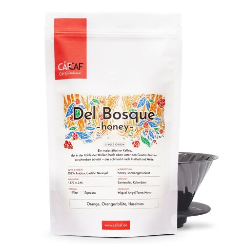 Kaffee Del Bosque honey fermentiert 350g