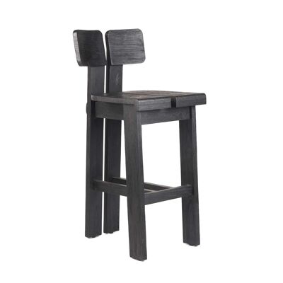 Lo sgabello da bar Sama Sama - Nero