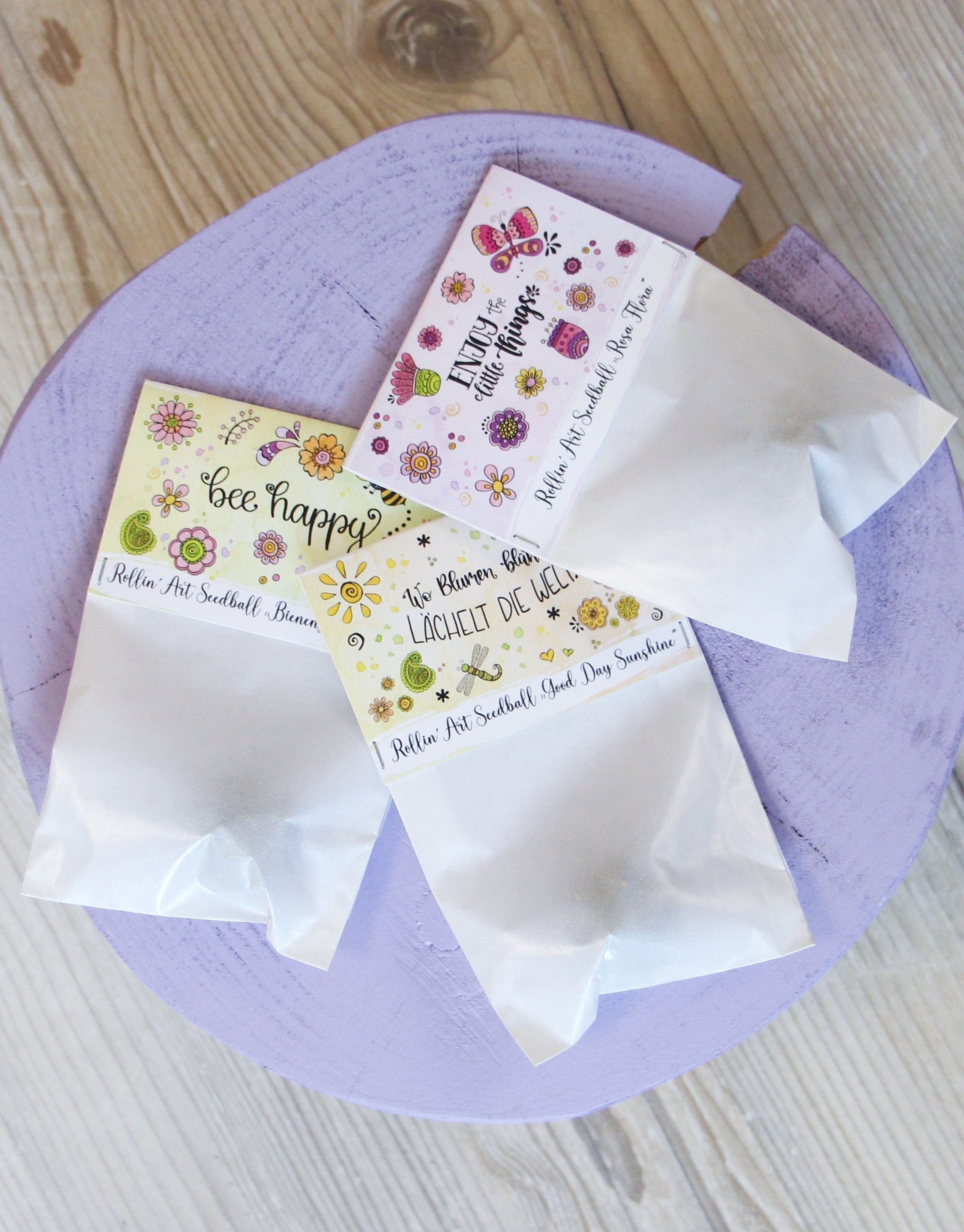 Set di 3 palline di semi Rollin'Art