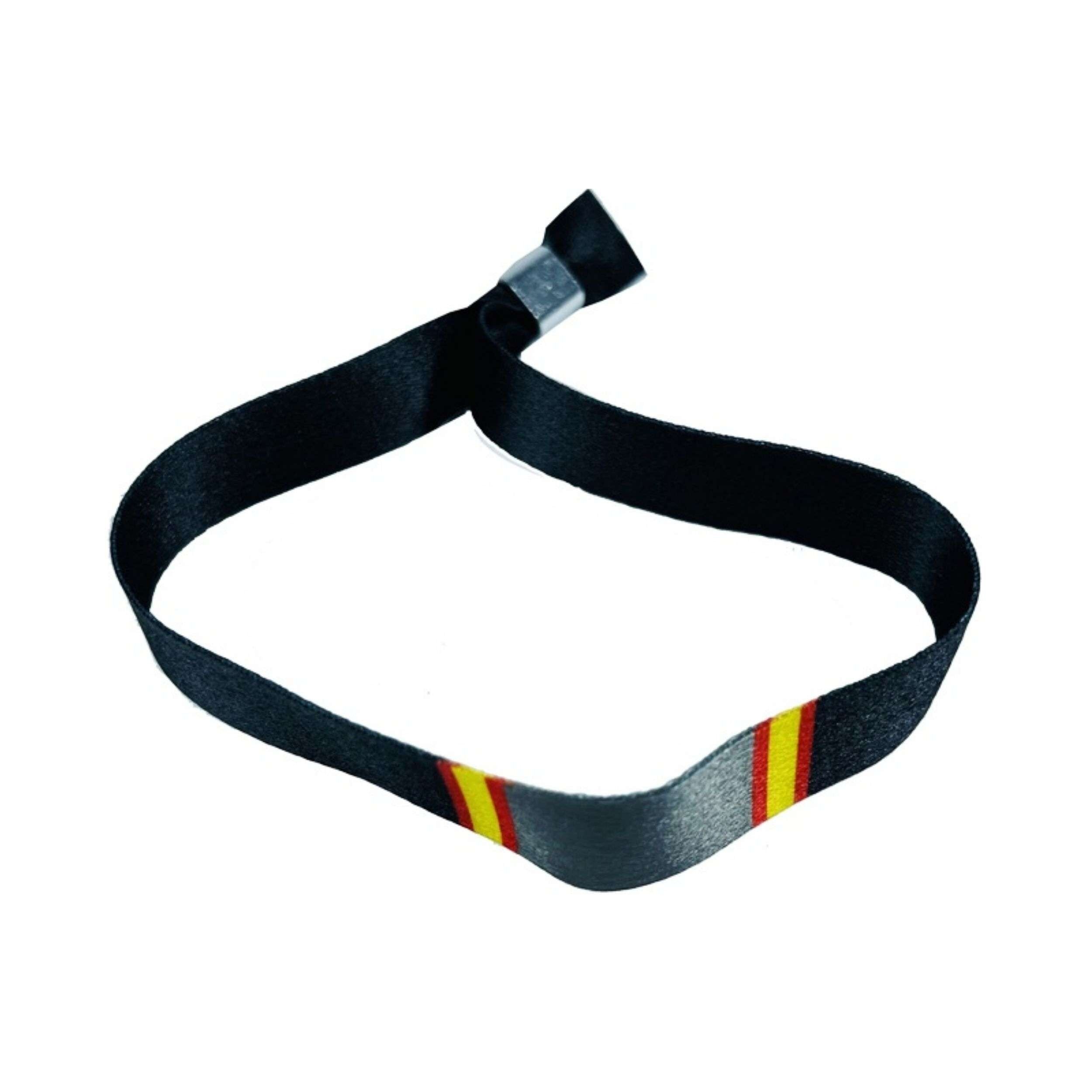 Bracelet - Black_ Spanish Flag - P330