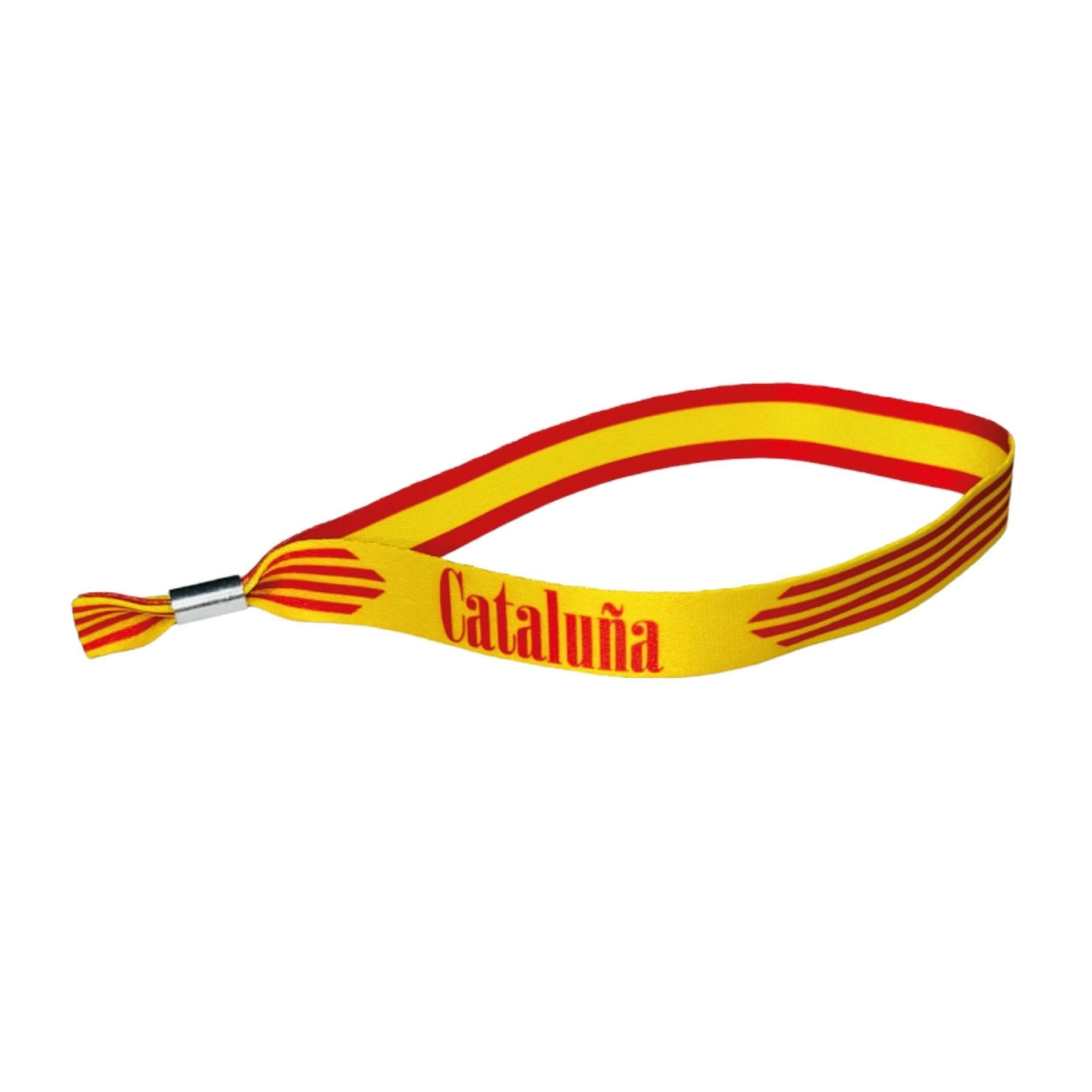 Bracelet - Drapeau de la Catalogne et de l'Espagne - P2671