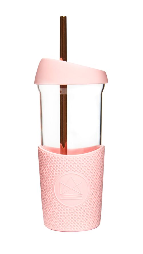 Neon Kactus Smoothie Cup - Pink Flamingo 20oz