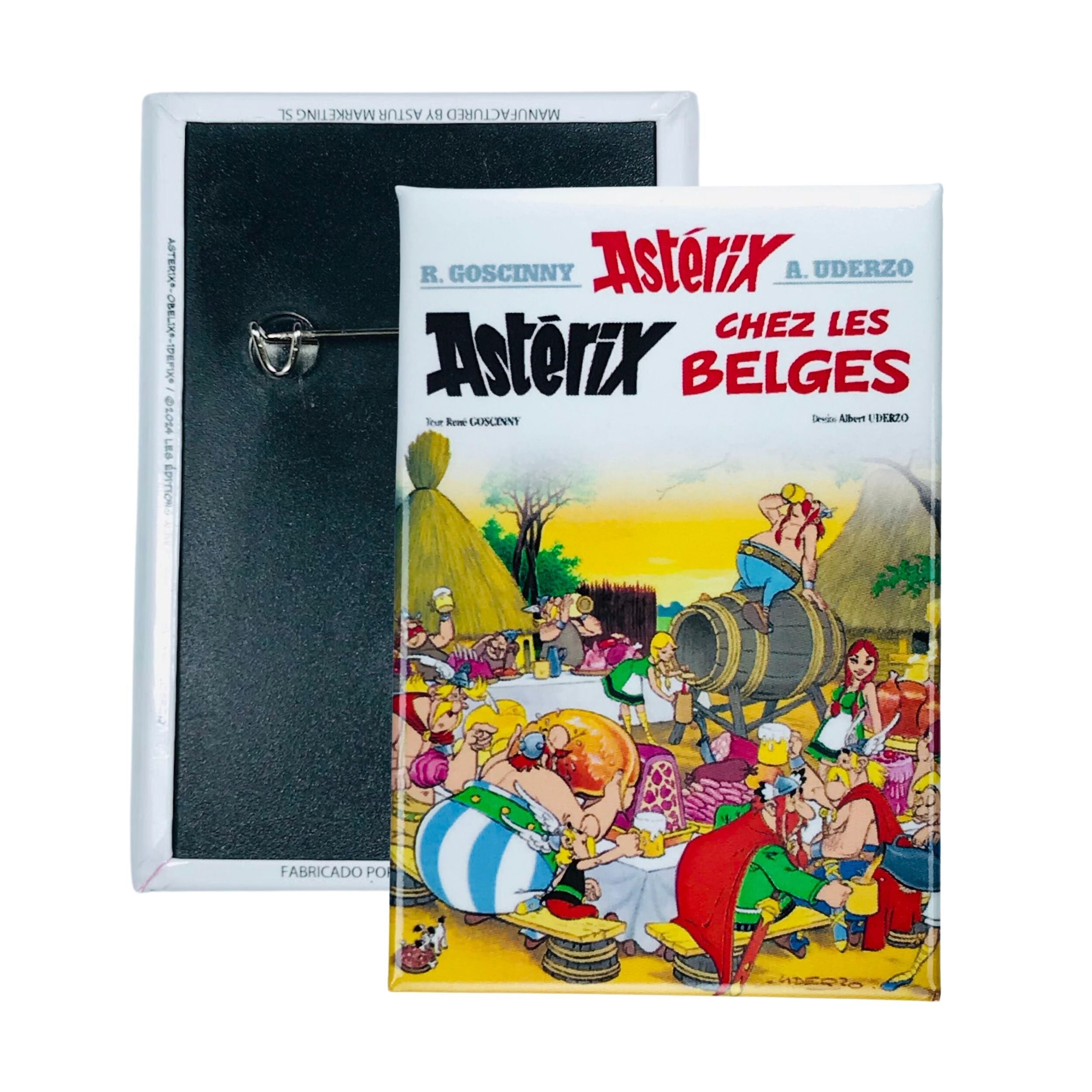 Badge © 24 - Astérix Chez Les Belges - Couverture Bande Dessinée - Français - A#184
