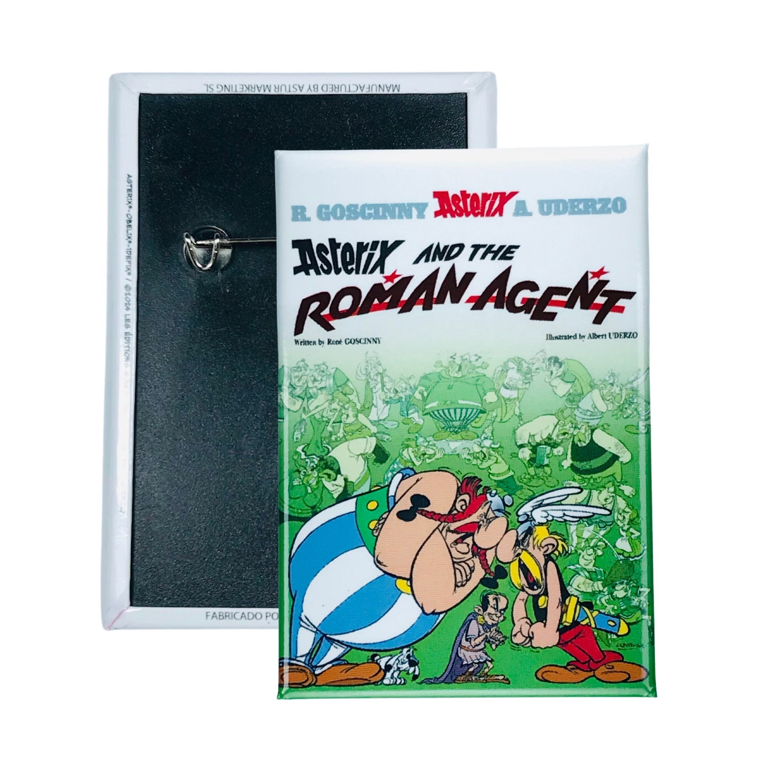 Chapa © 15 - Asterix and the Roman Agent - Portada Comic - Inglés - A#255