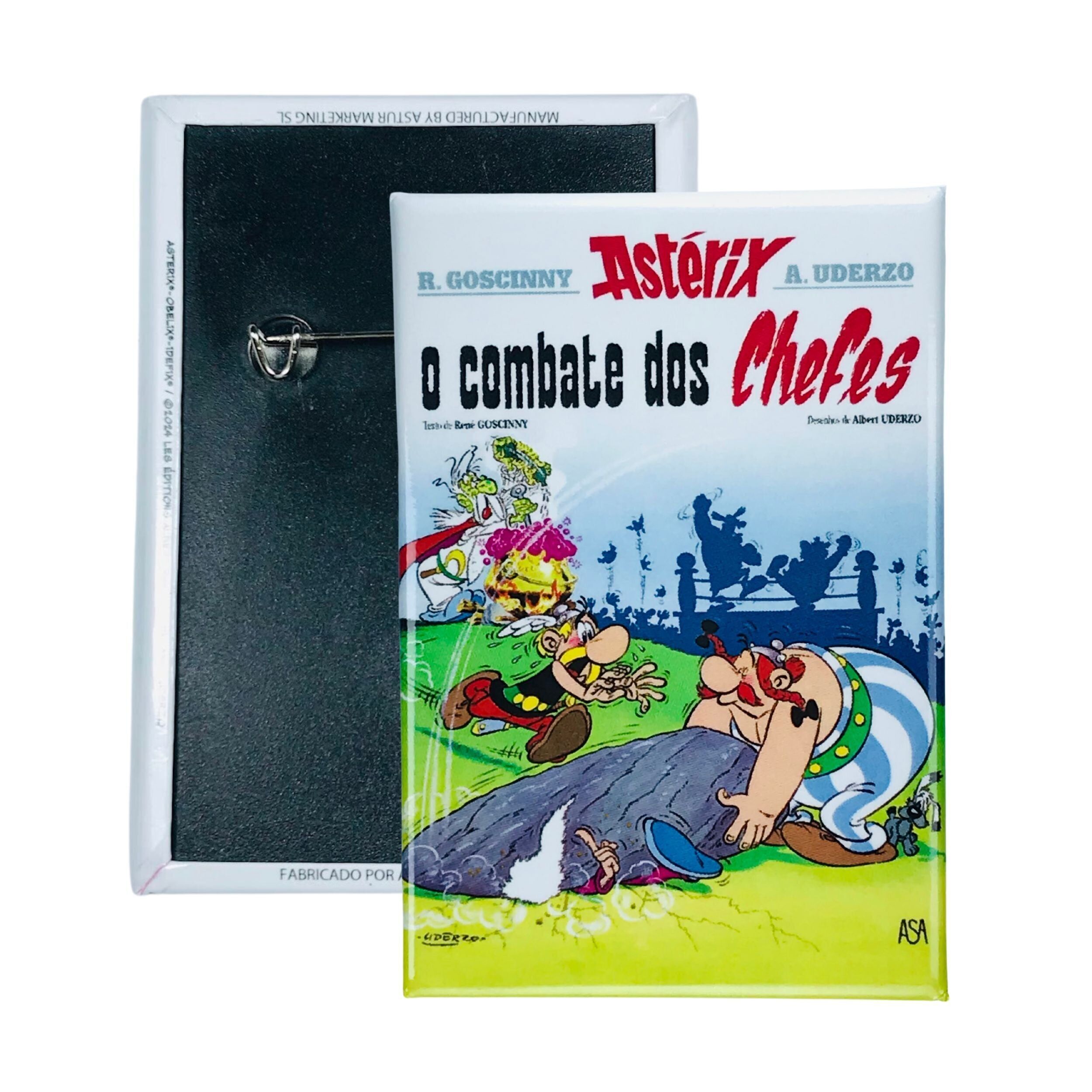 Chapa © 7 - Astérix - O Combate Dos Chefes - Portada Comic - Portugués - A#287