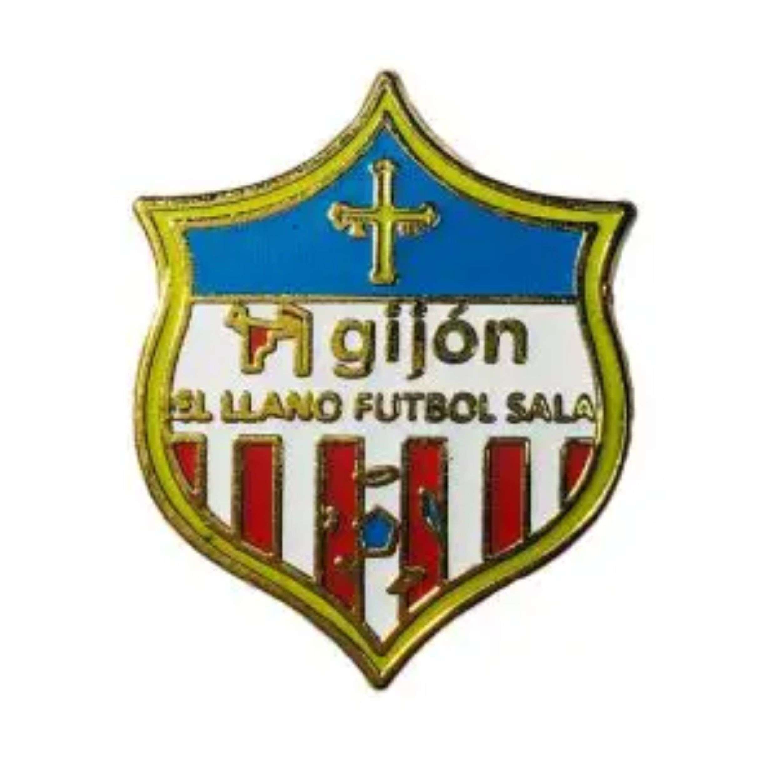 Pin's - Soccer en salle El Llano Gijon - Asturies - Espagne
