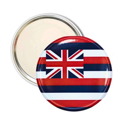 Espejo Bolsillo - Bandera Estado Hawaii - USA