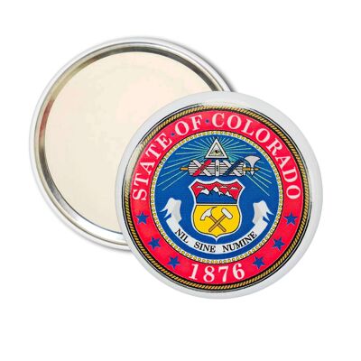 Espejo Bolsillo - Escudo Estado Colorado - USA