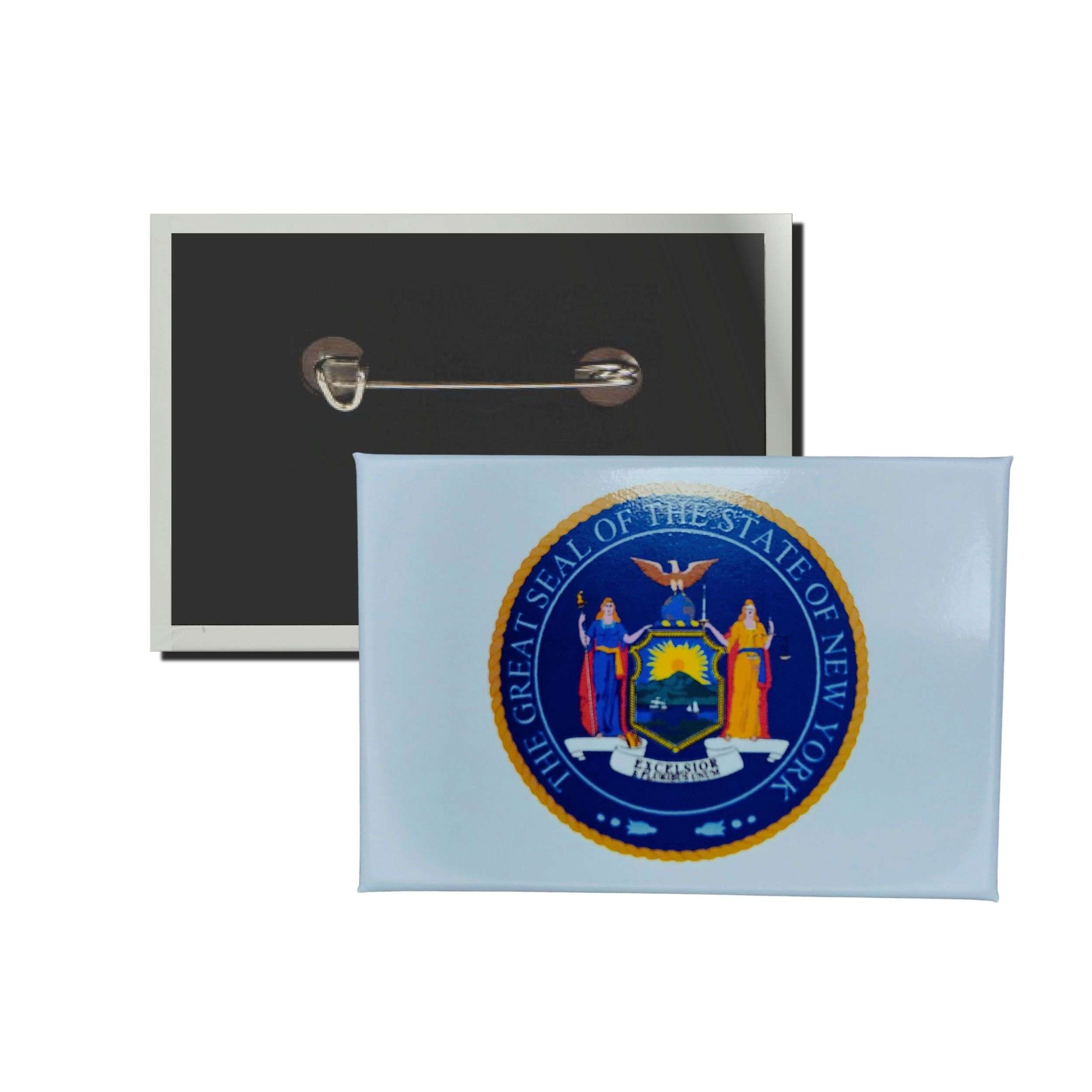 Chapa Horizontal - Escudo Estado New York - USA