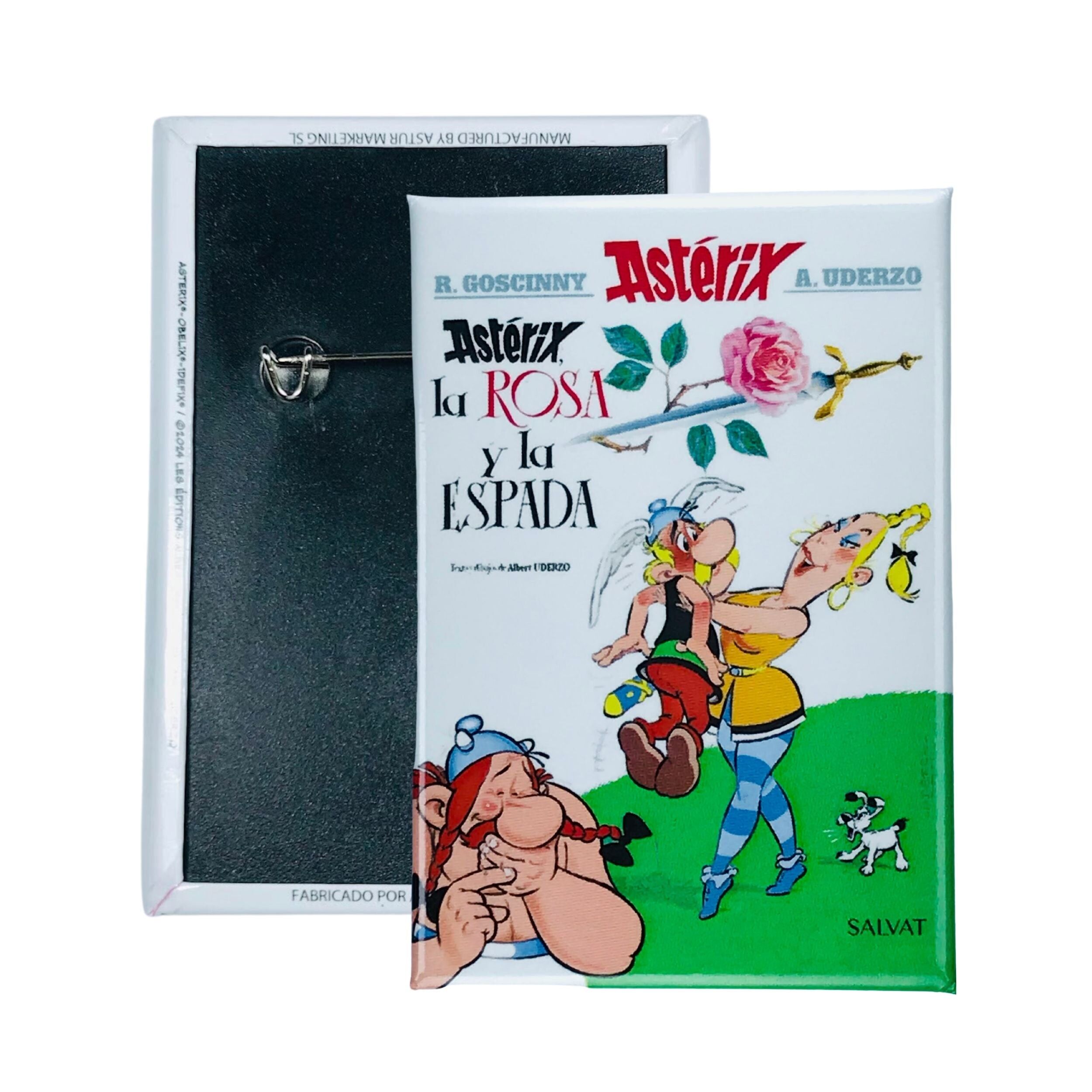 Chapa © 29 - Astérix - La Rose et l'Épée - Couverture de BD - Espagnol - A#229