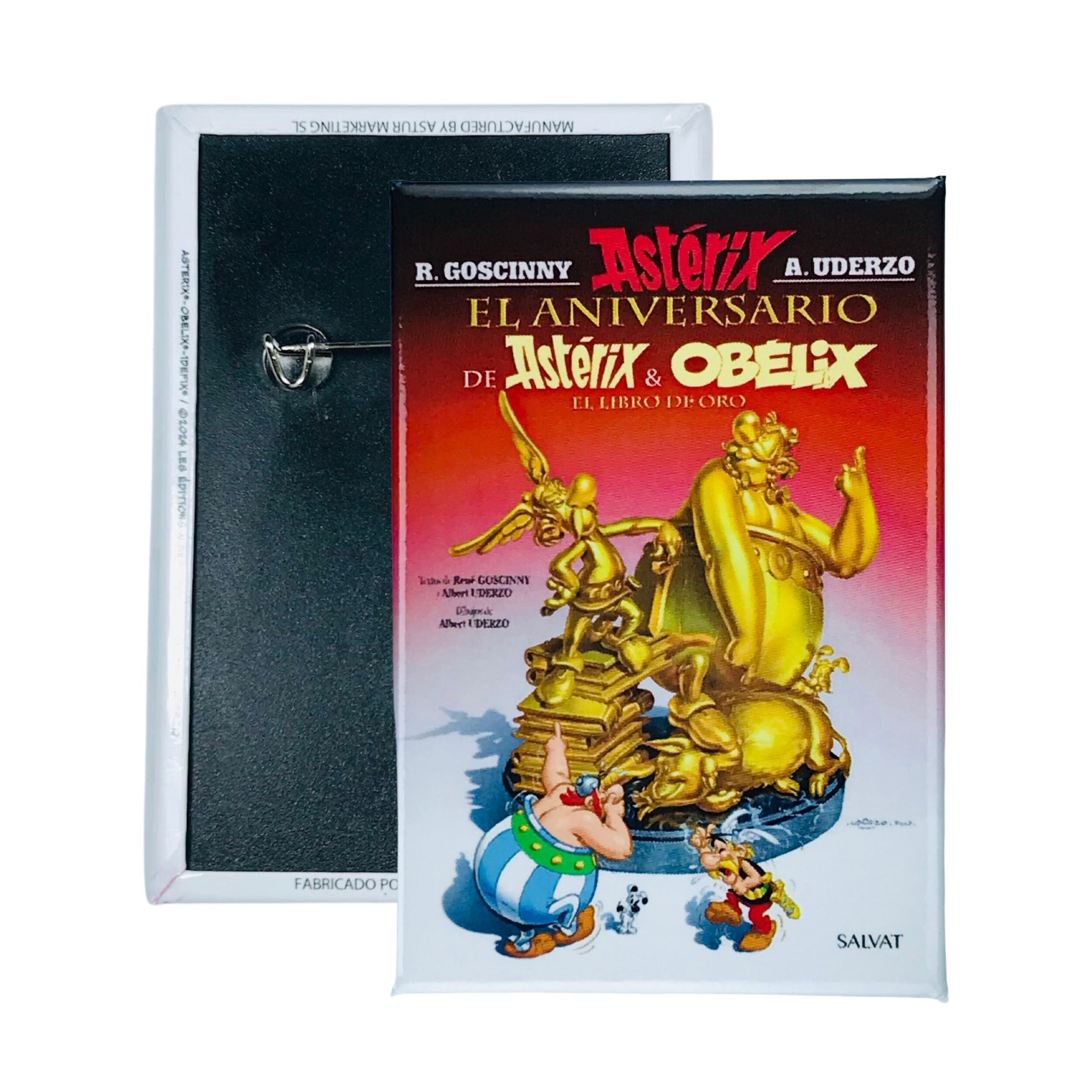 Chapa © 34 - L'Anniversaire d'Astérix et Obélix - Couverture de BD - Espagnol - A#234