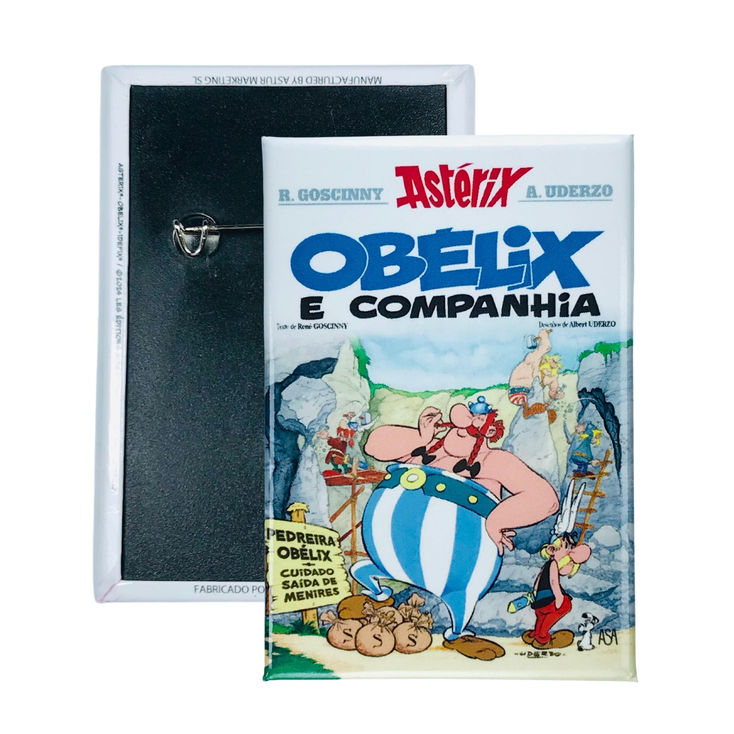 Badge © 23 - Asterix - Obélix E Companhia - Copertina fumetto - Portoghese - A#303