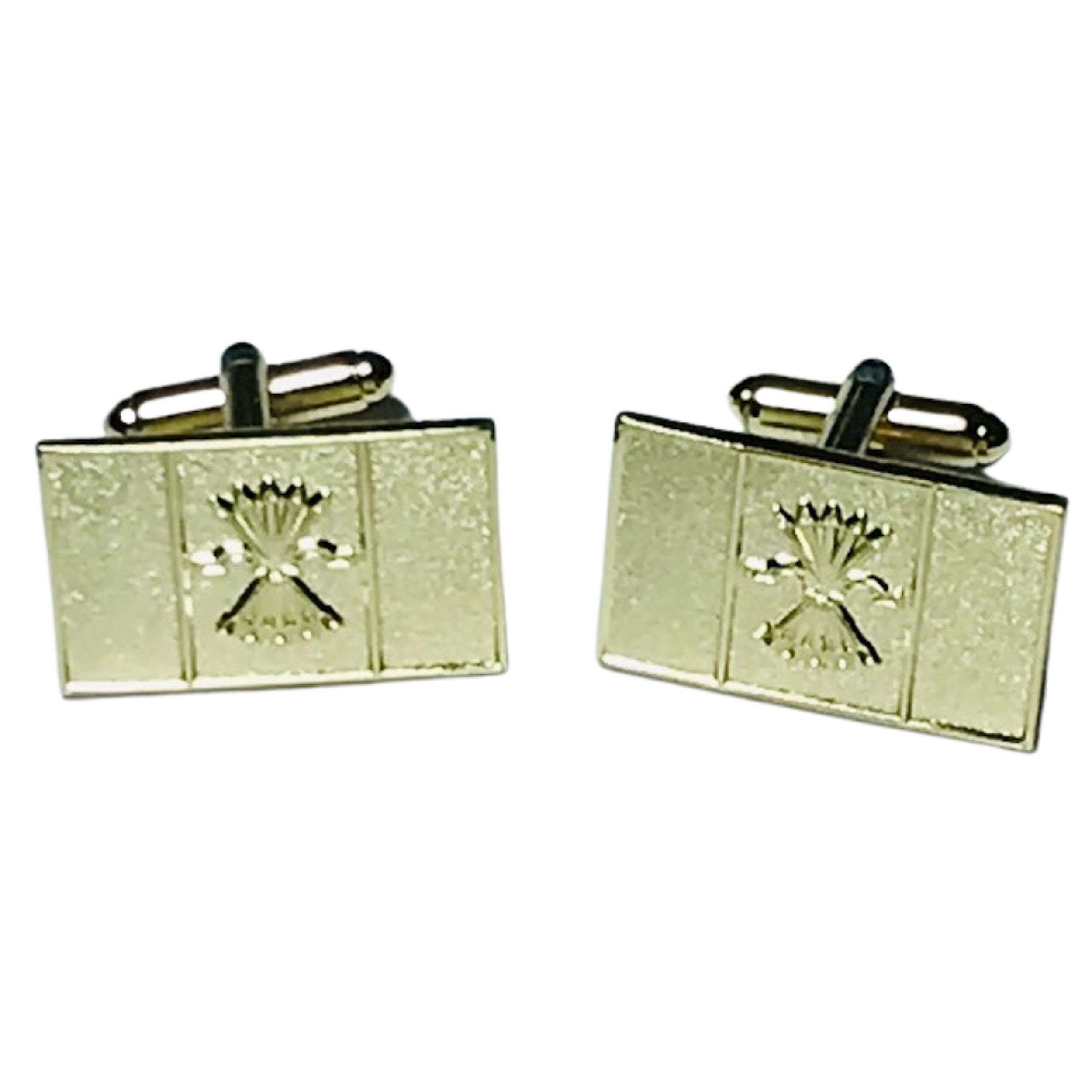 Gold-colored cufflinks - Falangism (Las Jons faith) - Spain