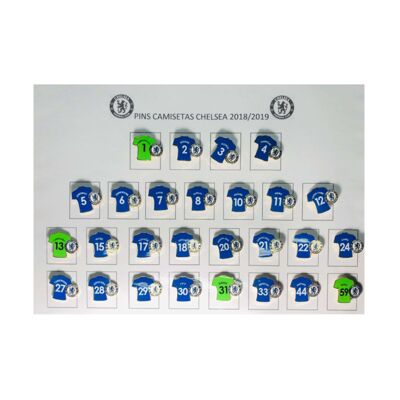 Spille - Collezione giocatori di calcio del Chelsea 2018-2019