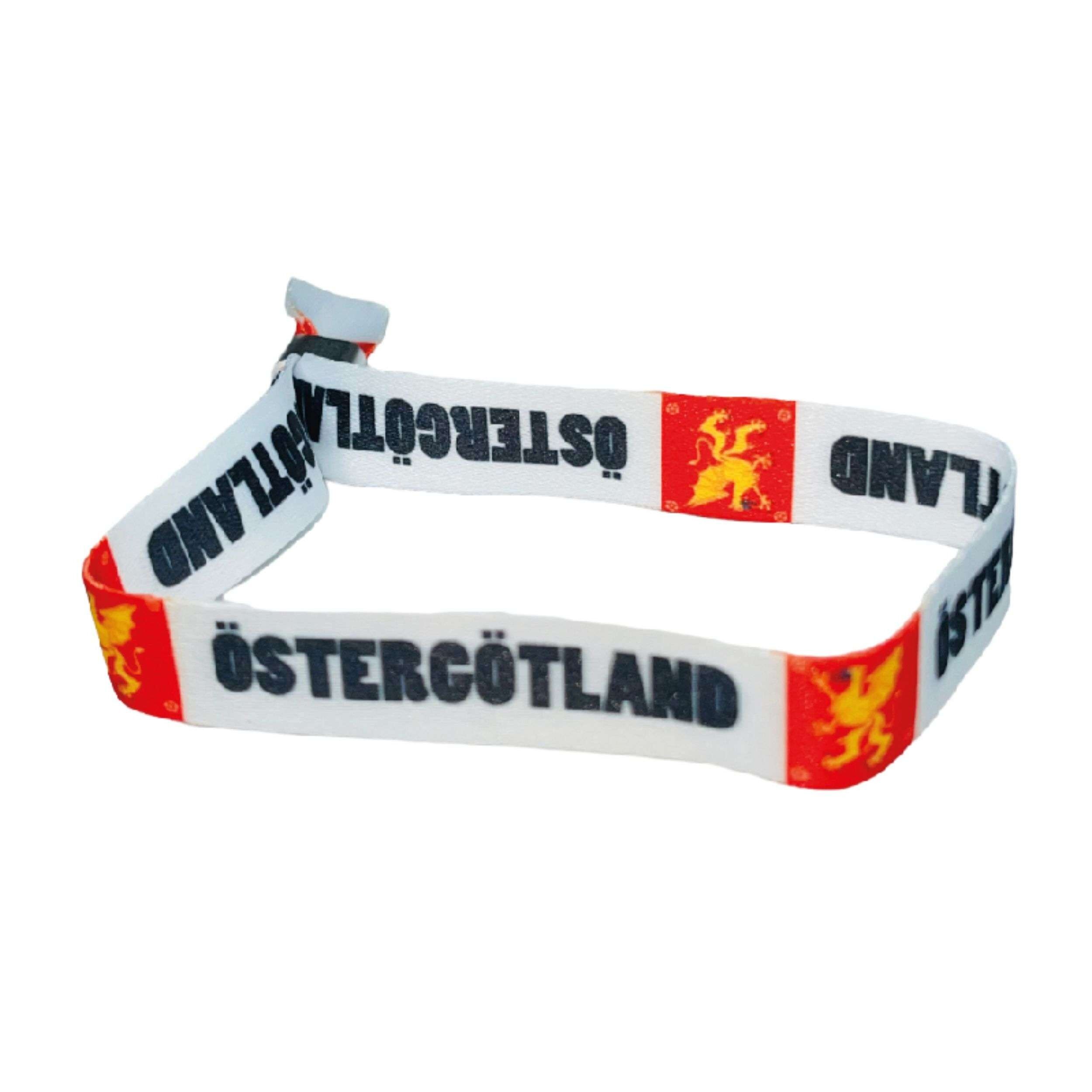 Bracelet – Drapeau d'Östergötland – Suède - P2725