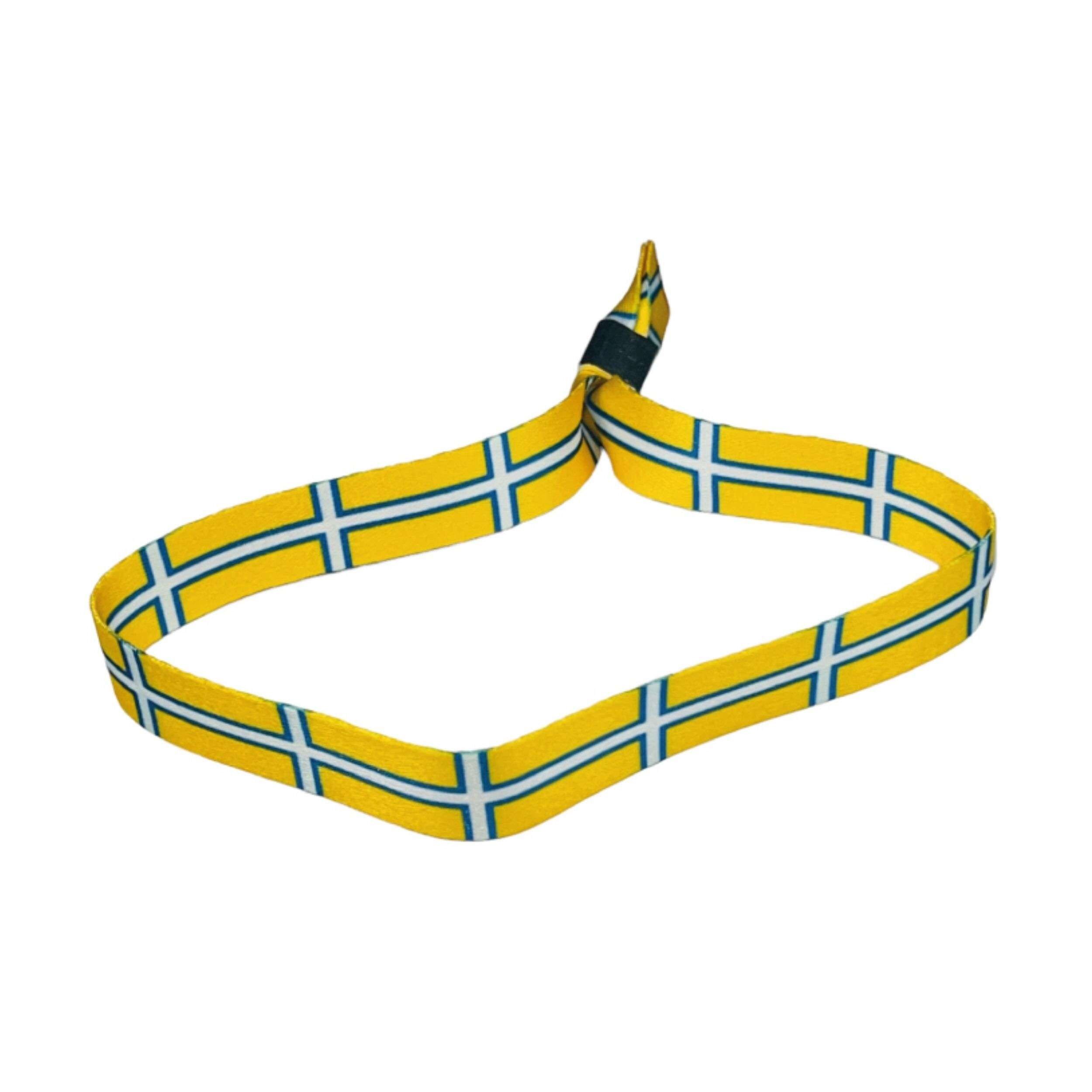 Bracelet – Drapeau de Västergotland – Suède – P2108
