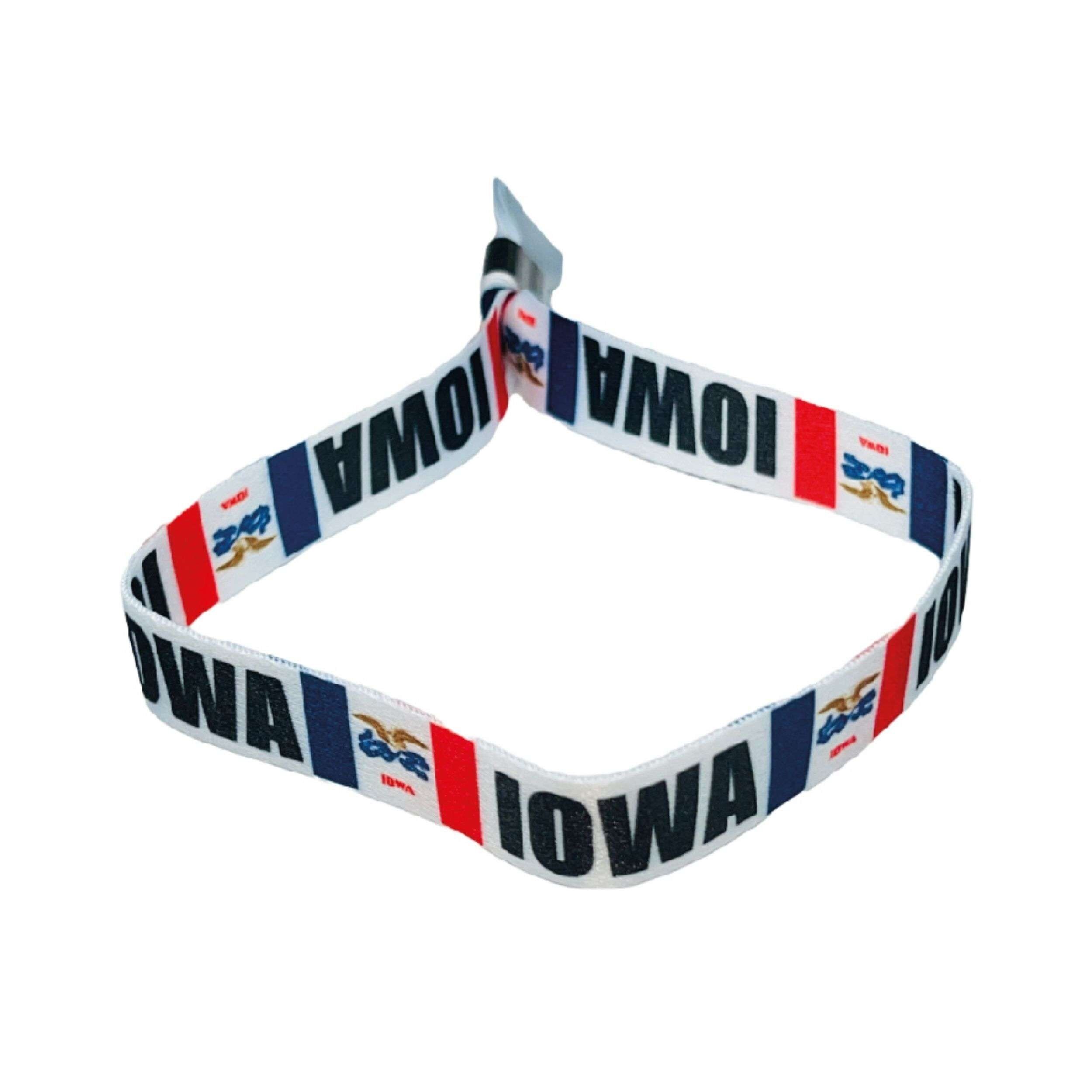 Bracelet – Drapeau de l'État de l'Iowa – États-Unis – P1930