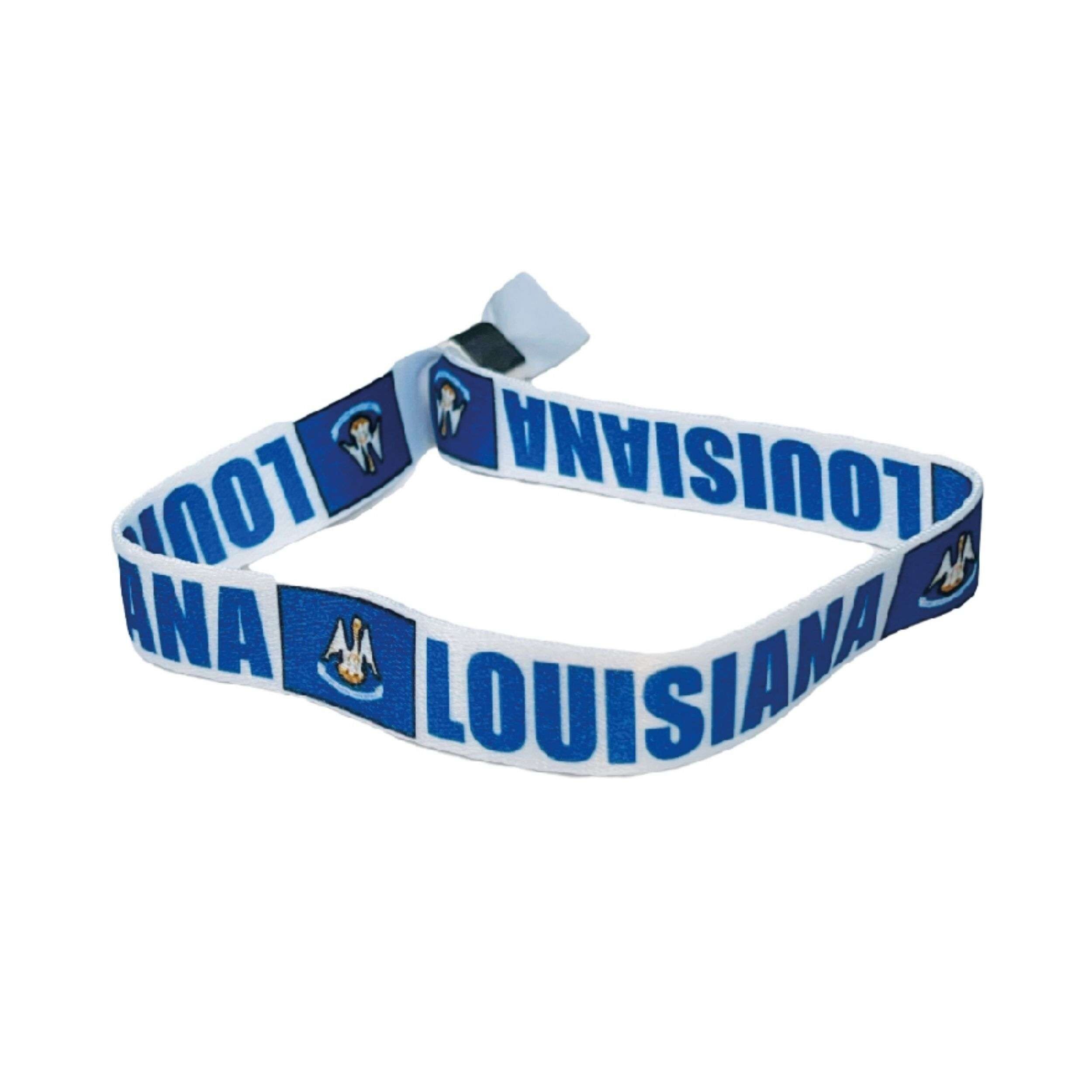 Bracelet – Drapeau de l'État de Louisiane – États-Unis – P1903