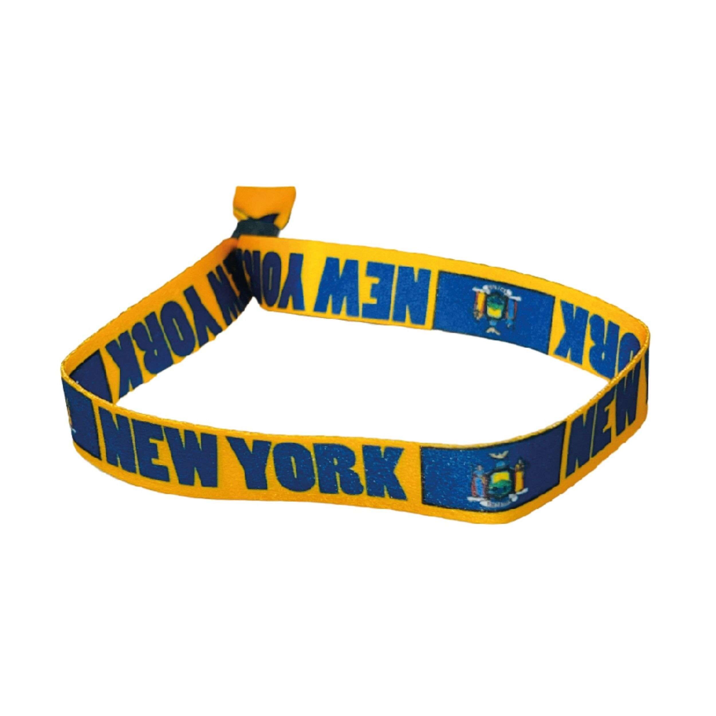 Bracelet – Drapeau de l'État de New York – États-Unis – P1969