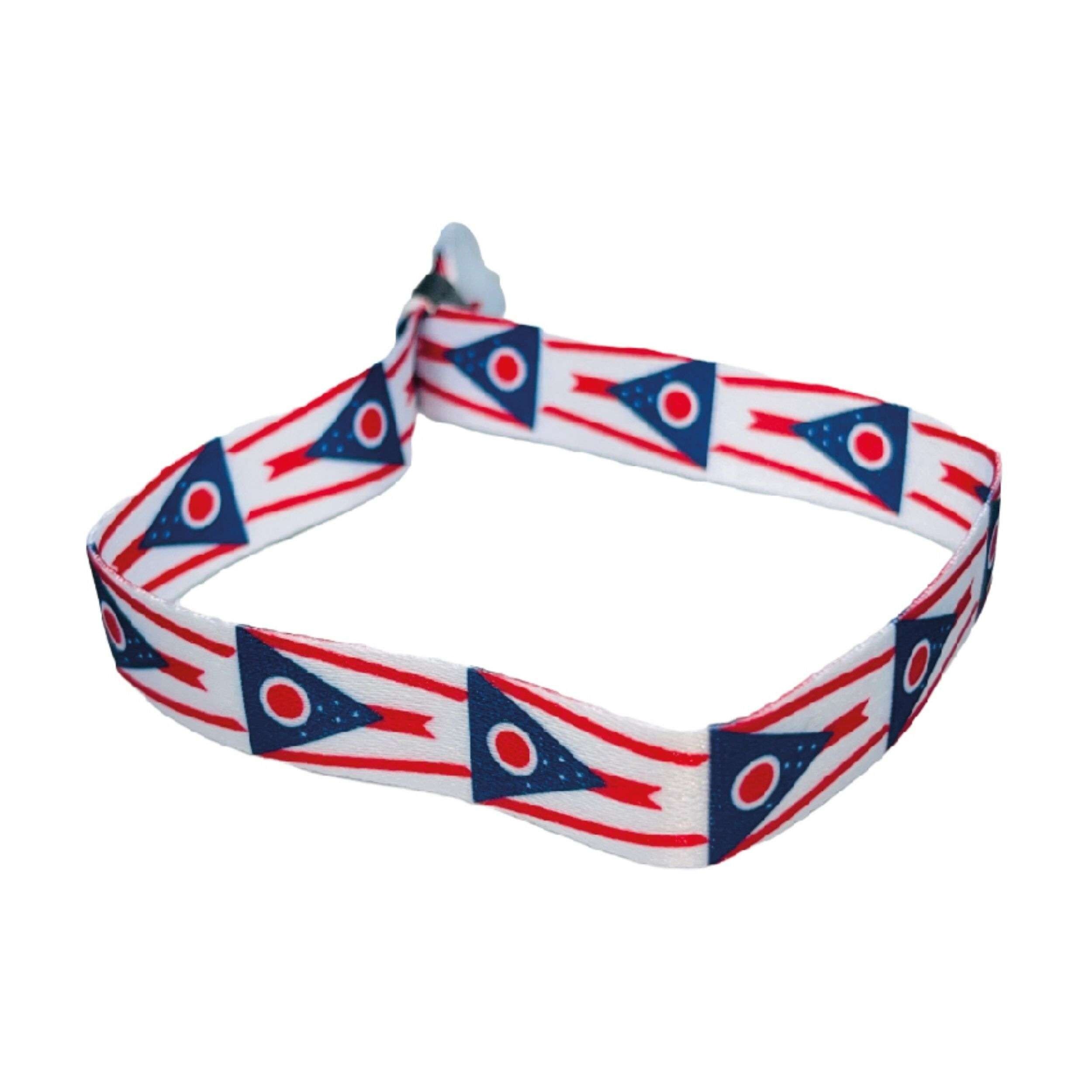 Bracelet – Drapeau de l'État de l'Ohio – États-Unis – P1978