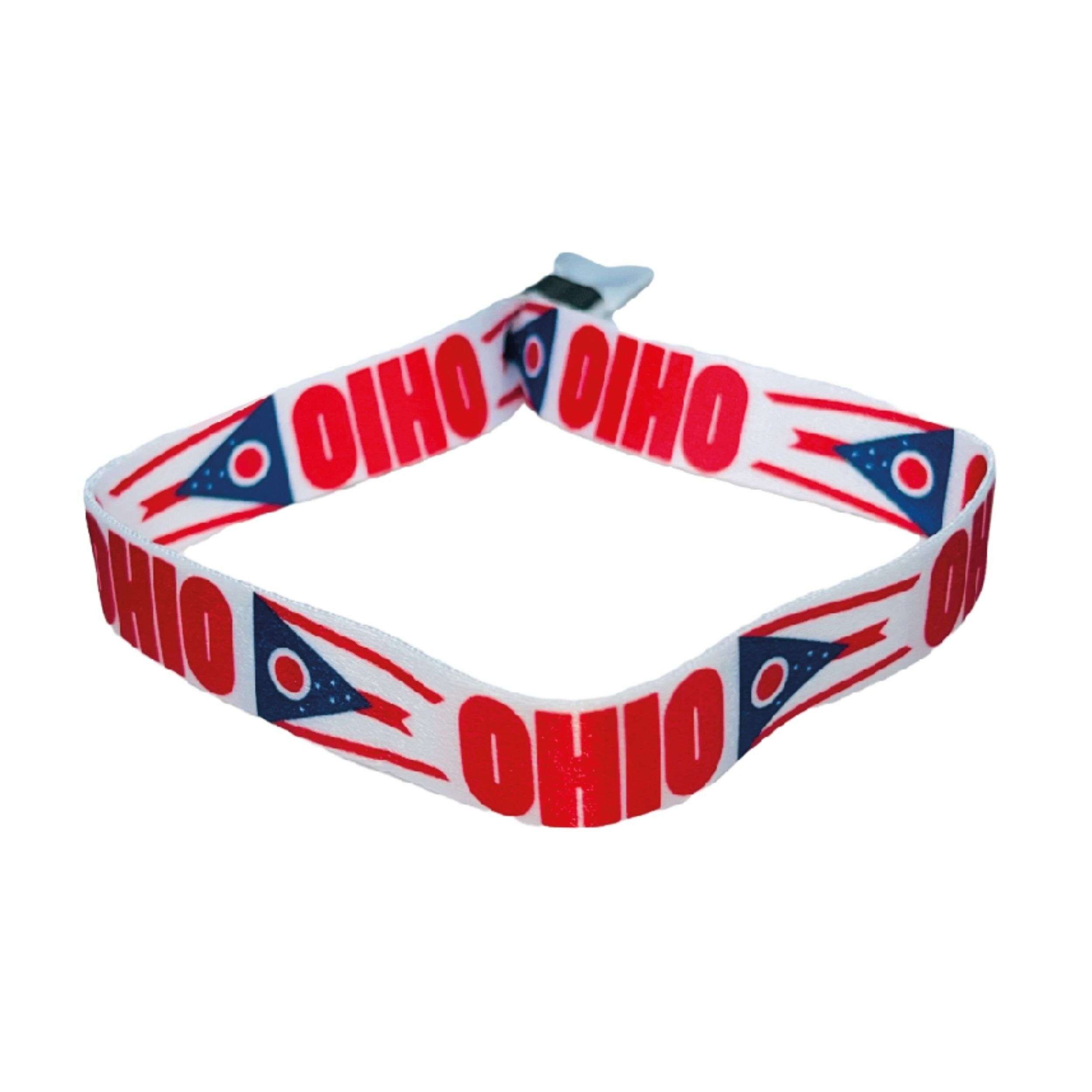 Bracelet – Drapeau de l'État de l'Ohio – États-Unis – P1979