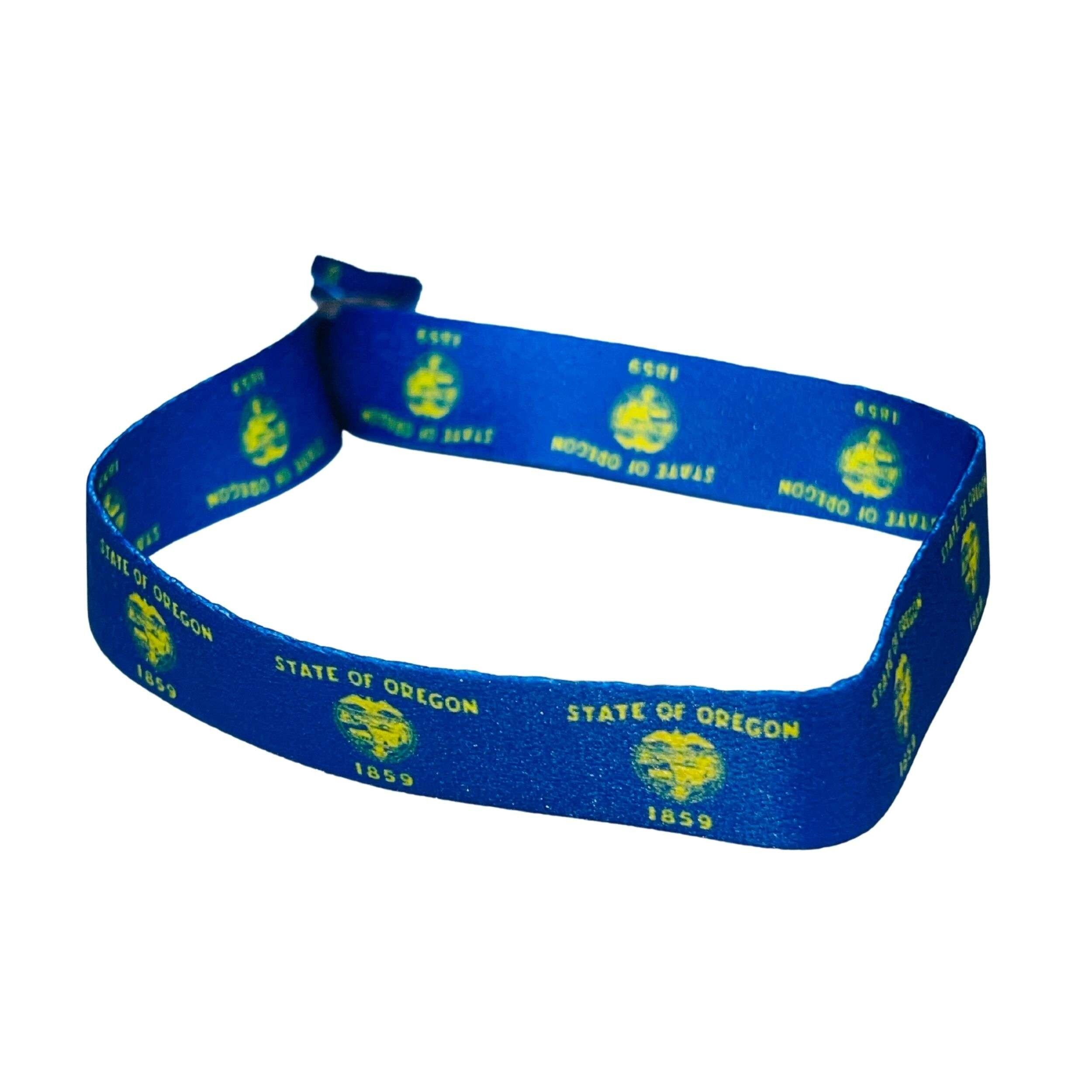 Bracelet – Drapeau de l'État de l'Oregon – États-Unis – P1976