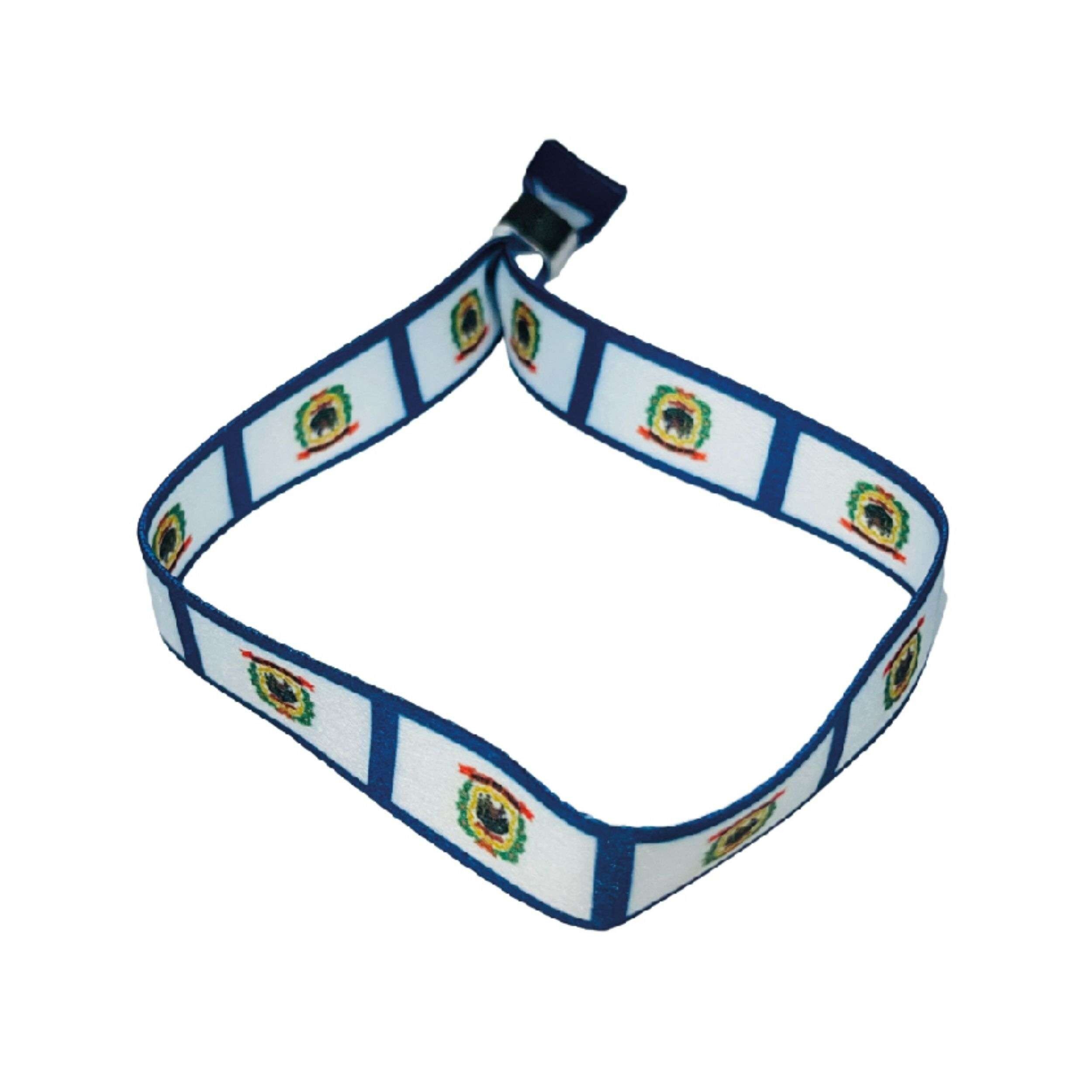 Bracelet – Drapeau de l'État de Virginie-Occidentale – États-Unis – P1937