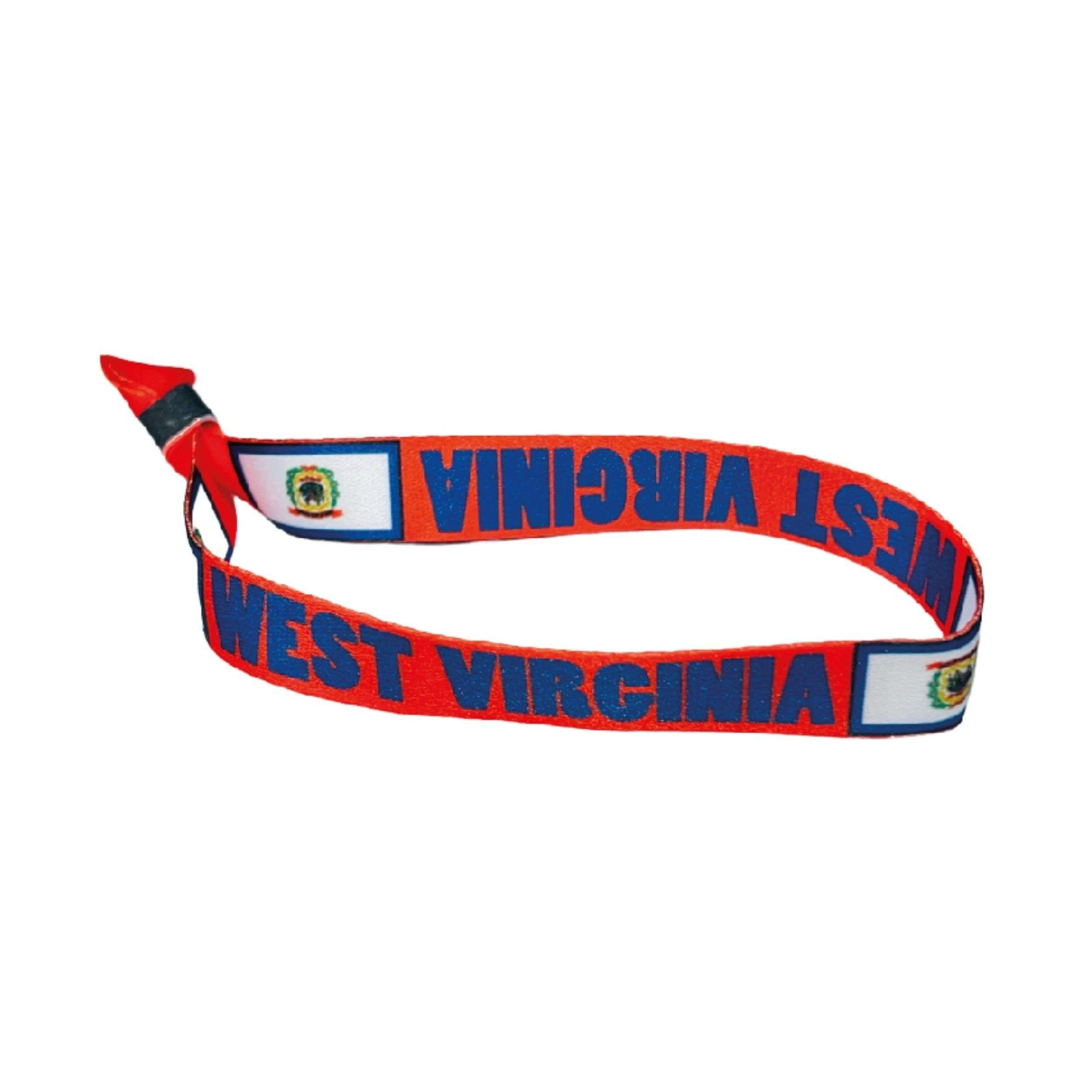 Bracelet – Drapeau de l'État de Virginie-Occidentale – États-Unis – P1938