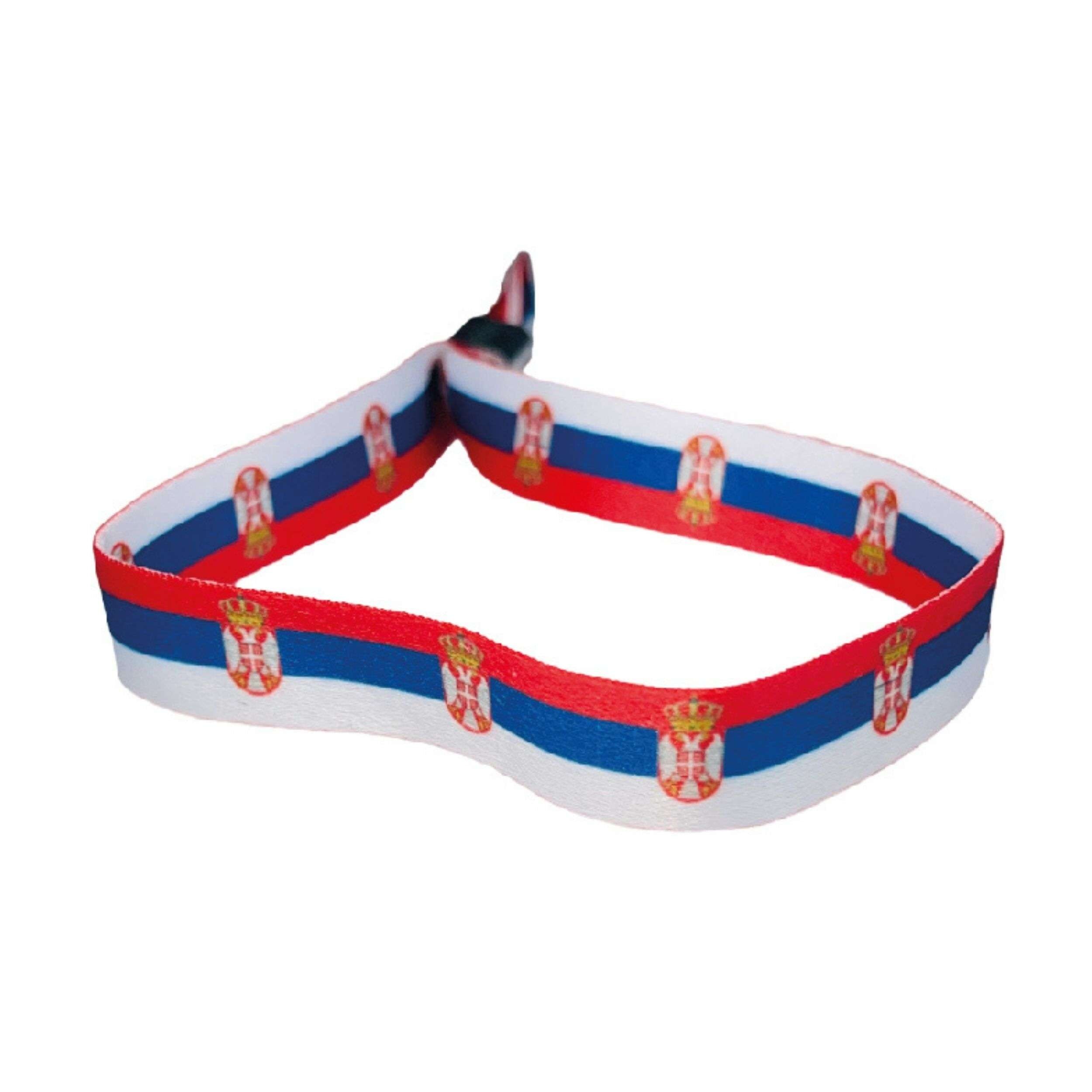 Bracelet - Drapeau de la Serbie - P1049