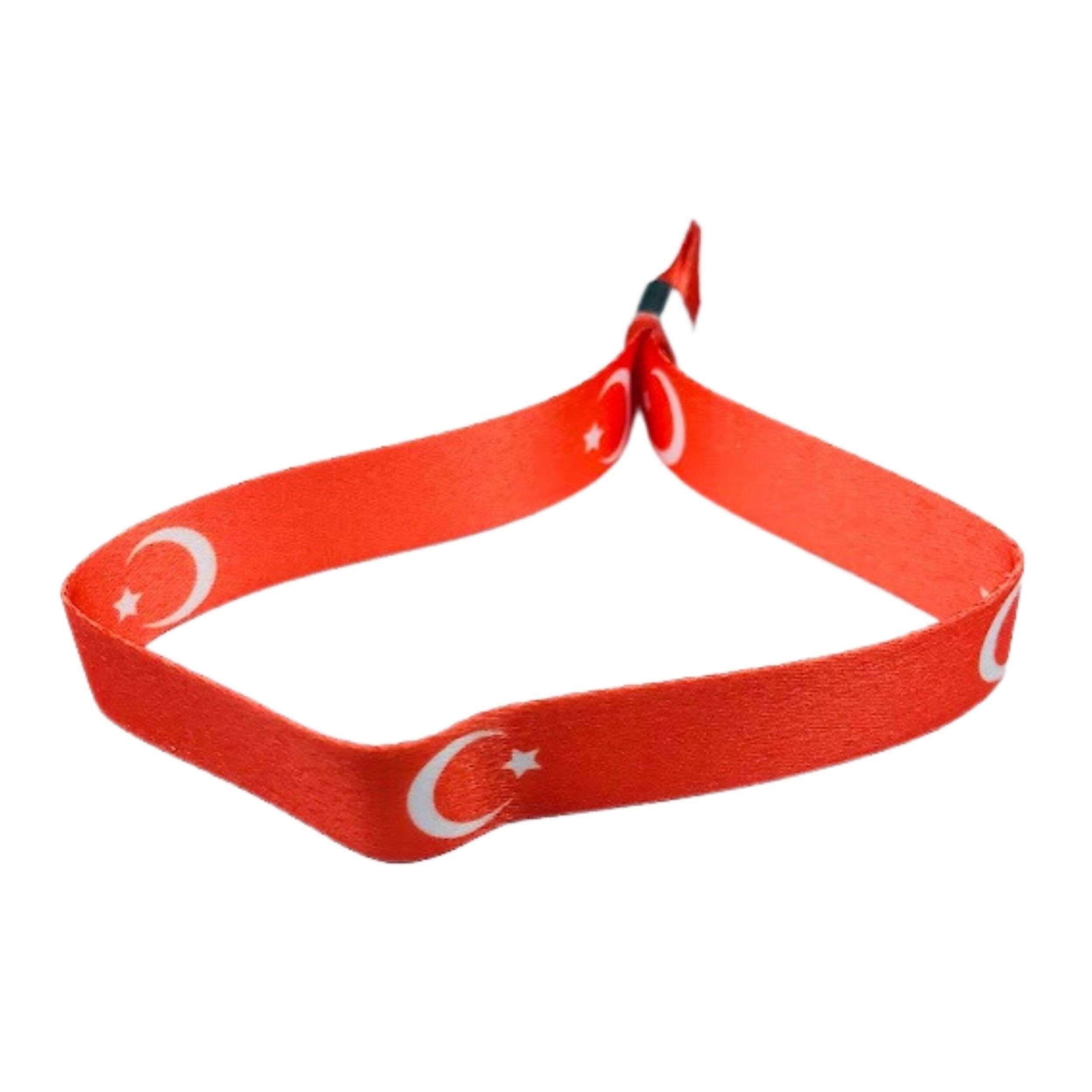 Bracelet - Drapeau de la Turquie - P527