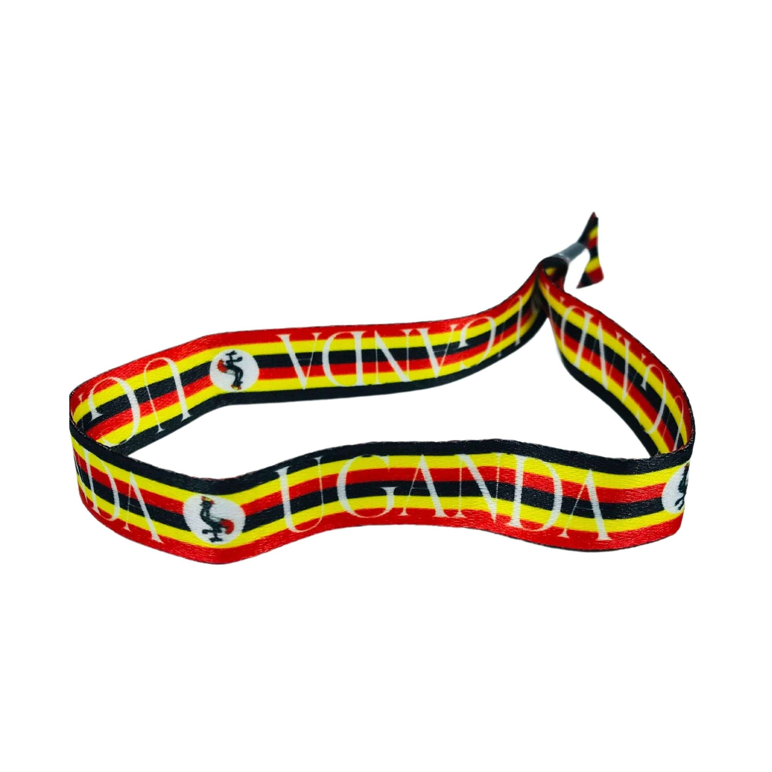 Bracelet - Drapeau de l'Ouganda - P762