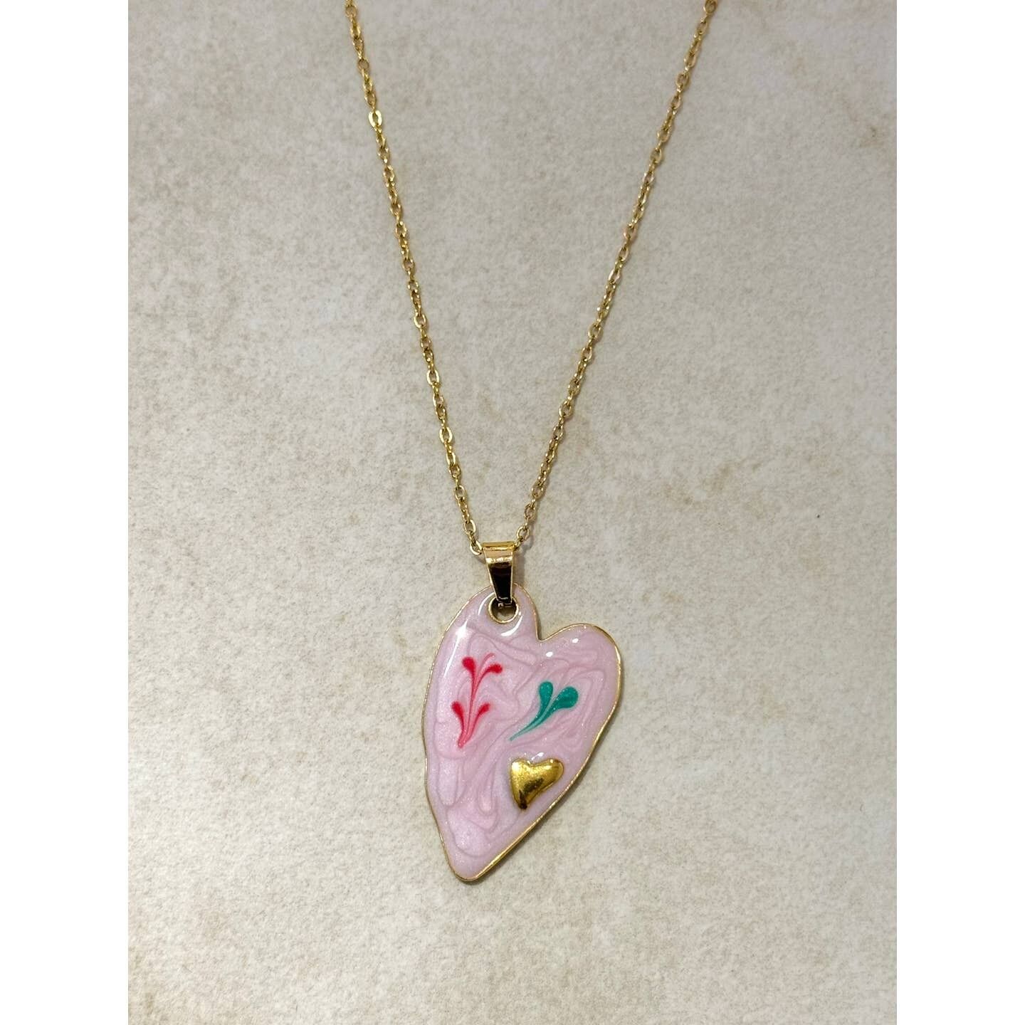 Collana a forma di cuore Dalì