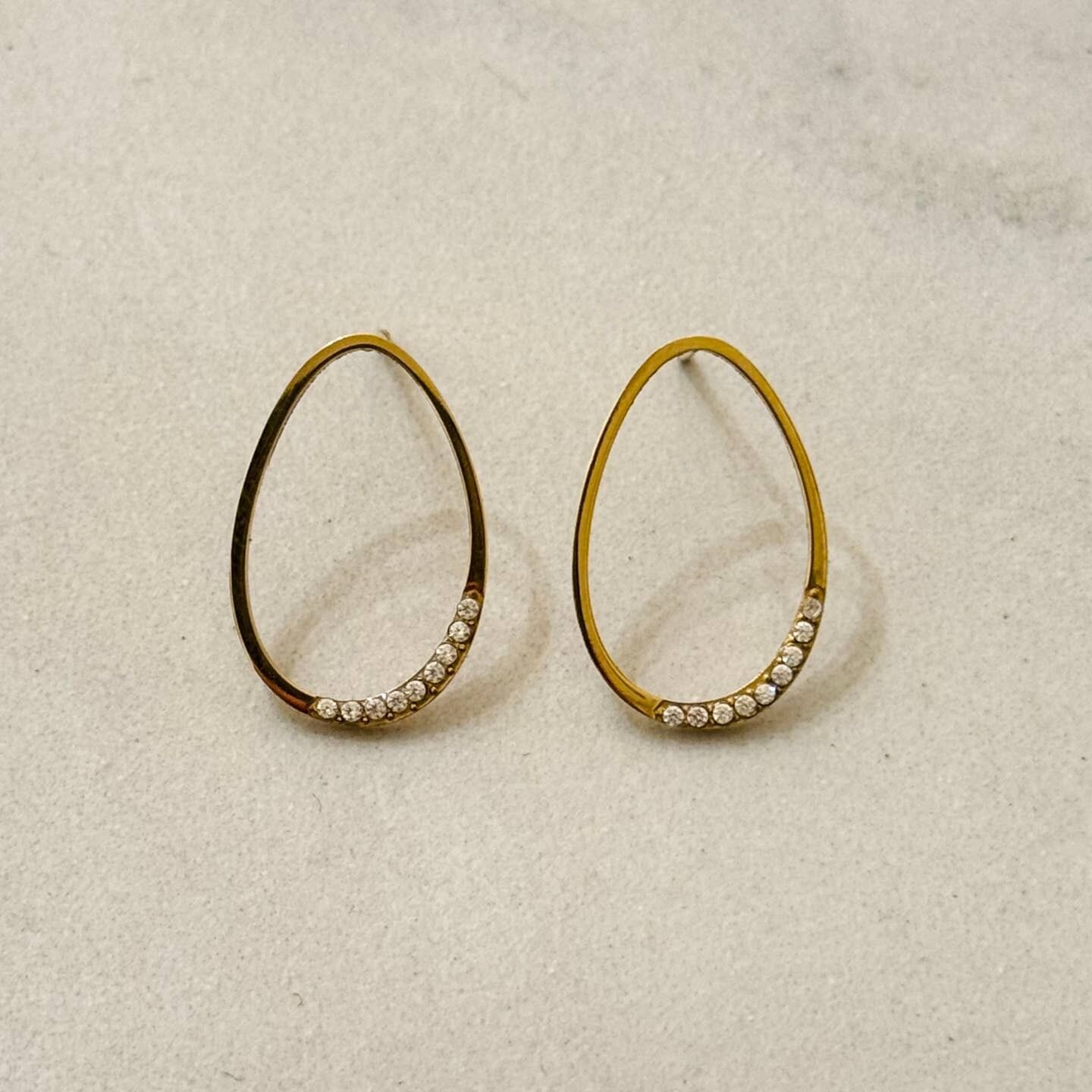 Kalimero Stainless Steel Stud Earrings