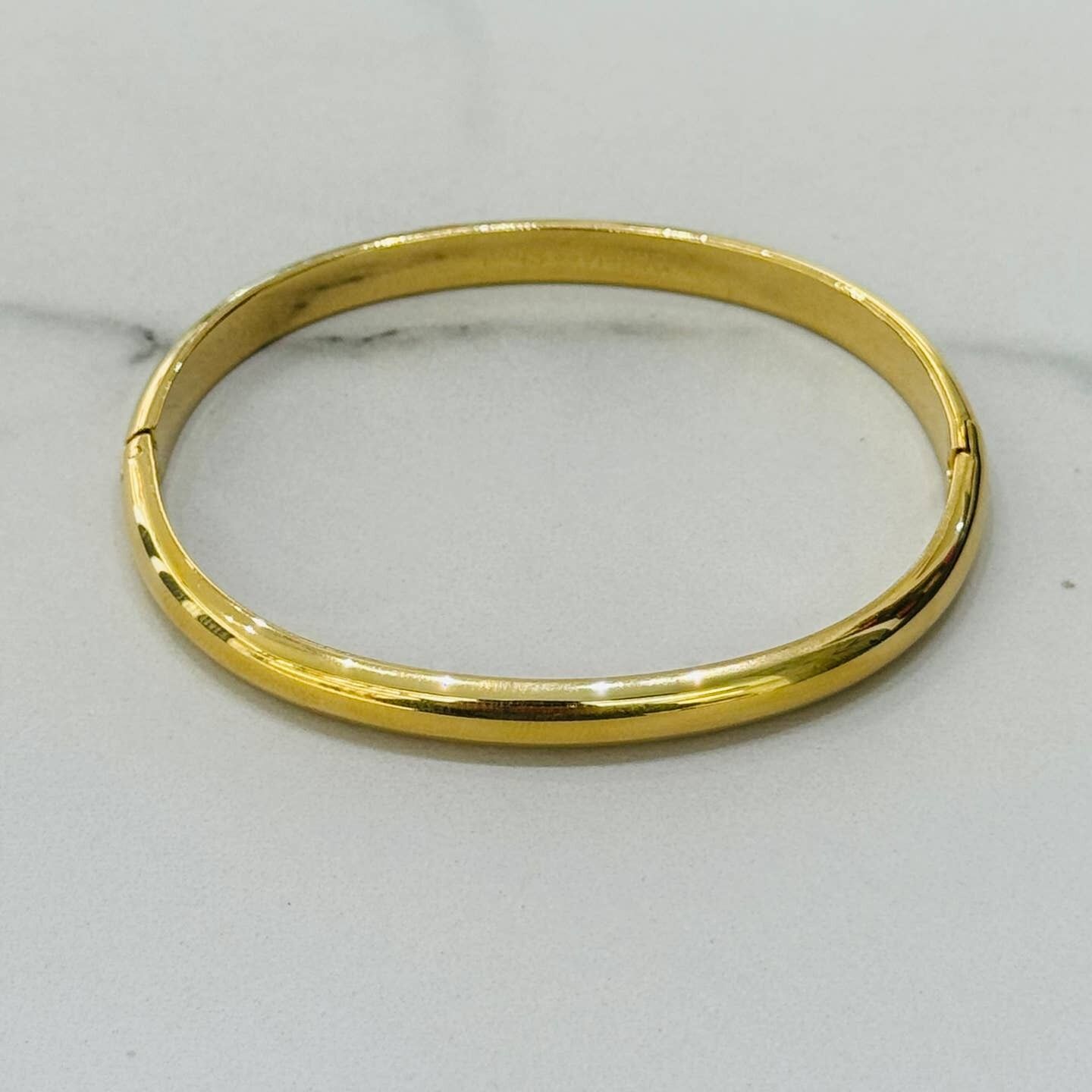 Plain Stainless Steel Cuff Bracelet