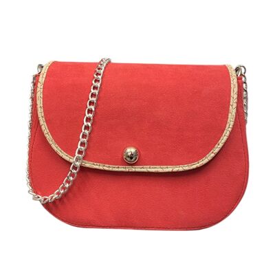 Bolso de diario - Bolso de hombro para mujer Alcantara Coral