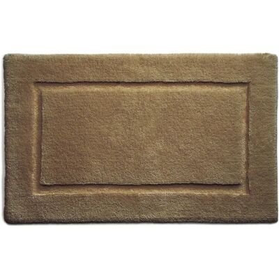 Alfombra Hug con borde de bambú - Capuchino