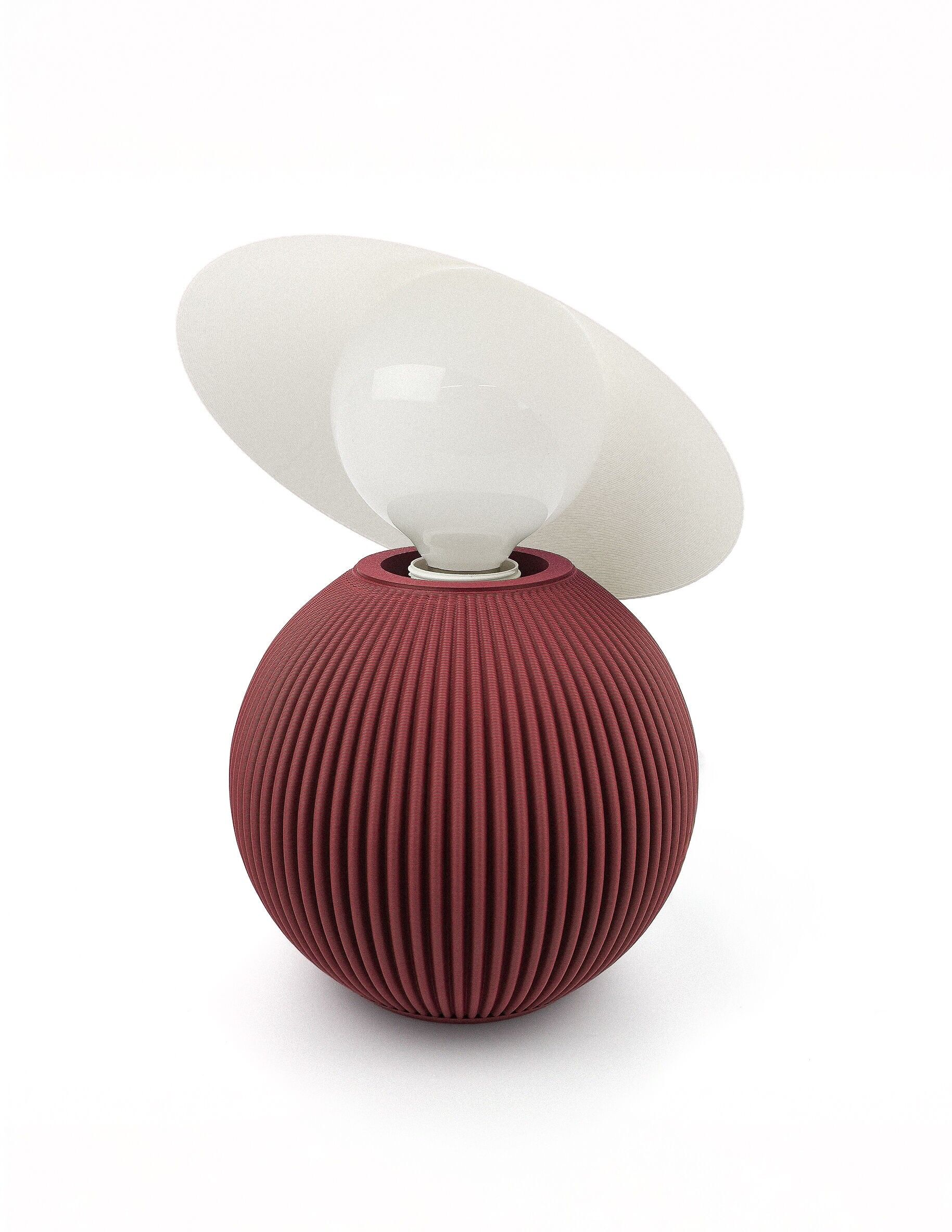Lampe Dam Rouge